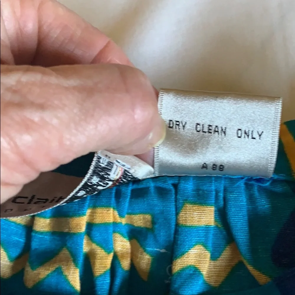 Liz Claiborne Vintage Skirt Caribbean Vibes Print - Picture 4 of 7
